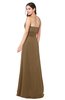 ColsBM Rylee Truffle Traditional A-line Strapless Sleeveless Half Backless Plus Size Bridesmaid Dresses