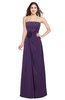 ColsBM Rylee Violet Traditional A-line Strapless Sleeveless Half Backless Plus Size Bridesmaid Dresses