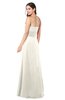 ColsBM Rylee Whisper White Traditional A-line Strapless Sleeveless Half Backless Plus Size Bridesmaid Dresses