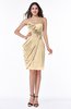 ColsBM Aylin Apricot Gelato Elegant Column Sleeveless Half Backless Chiffon Plus Size Bridesmaid Dresses