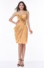 ColsBM Aylin Apricot Elegant Column Sleeveless Half Backless Chiffon Plus Size Bridesmaid Dresses