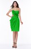 ColsBM Aylin Classic Green Elegant Column Sleeveless Half Backless Chiffon Plus Size Bridesmaid Dresses