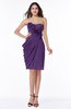ColsBM Aylin Dark Purple Elegant Column Sleeveless Half Backless Chiffon Plus Size Bridesmaid Dresses