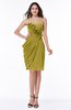 ColsBM Aylin Golden Olive Elegant Column Sleeveless Half Backless Chiffon Plus Size Bridesmaid Dresses