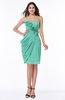 ColsBM Aylin Mint Green Elegant Column Sleeveless Half Backless Chiffon Plus Size Bridesmaid Dresses