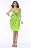 ColsBM Aylin Sharp Green Elegant Column Sleeveless Half Backless Chiffon Plus Size Bridesmaid Dresses