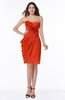 ColsBM Aylin Tangerine Tango Elegant Column Sleeveless Half Backless Chiffon Plus Size Bridesmaid Dresses