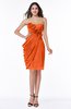 ColsBM Aylin Tangerine Elegant Column Sleeveless Half Backless Chiffon Plus Size Bridesmaid Dresses