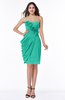 ColsBM Aylin Viridian Green Elegant Column Sleeveless Half Backless Chiffon Plus Size Bridesmaid Dresses
