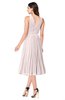 ColsBM Wynter Angel Wing Traditional A-line Jewel Sleeveless Tea Length Pleated Plus Size Bridesmaid Dresses