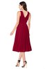 ColsBM Wynter Scooter Traditional A-line Jewel Sleeveless Tea Length Pleated Plus Size Bridesmaid Dresses