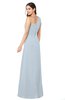 ColsBM Kimberly Illusion Blue Vintage One Shoulder Sleeveless Half Backless Draped Plus Size Bridesmaid Dresses