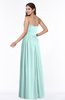 ColsBM Janelle Blue Glass Modern Zip up Chiffon Floor Length Pleated Plus Size Bridesmaid Dresses