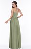 ColsBM Janelle Bog Modern Zip up Chiffon Floor Length Pleated Plus Size Bridesmaid Dresses