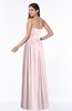 ColsBM Janelle Petal Pink Modern Zip up Chiffon Floor Length Pleated Plus Size Bridesmaid Dresses