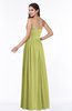 ColsBM Janelle Pistachio Modern Zip up Chiffon Floor Length Pleated Plus Size Bridesmaid Dresses