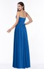 ColsBM Janelle Royal Blue Modern Zip up Chiffon Floor Length Pleated Plus Size Bridesmaid Dresses