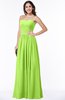 ColsBM Janelle Sharp Green Modern Zip up Chiffon Floor Length Pleated Plus Size Bridesmaid Dresses