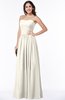 ColsBM Janelle Whisper White Modern Zip up Chiffon Floor Length Pleated Plus Size Bridesmaid Dresses