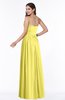 ColsBM Janelle Yellow Iris Modern Zip up Chiffon Floor Length Pleated Plus Size Bridesmaid Dresses