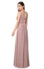 ColsBM Kelly Bridal Rose Glamorous A-line Zip up Chiffon Sash Plus Size Bridesmaid Dresses