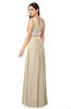 ColsBM Kelly Champagne Glamorous A-line Zip up Chiffon Sash Plus Size Bridesmaid Dresses