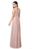 ColsBM Kelly Dusty Rose Glamorous A-line Zip up Chiffon Sash Plus Size Bridesmaid Dresses