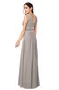 ColsBM Kelly Fawn Glamorous A-line Zip up Chiffon Sash Plus Size Bridesmaid Dresses