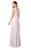 ColsBM Kelly Light Pink Glamorous A-line Zip up Chiffon Sash Plus Size Bridesmaid Dresses