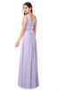 ColsBM Kelly Light Purple Glamorous A-line Zip up Chiffon Sash Plus Size Bridesmaid Dresses