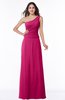 ColsBM Kamryn Beetroot Purple Classic A-line One Shoulder Sleeveless Ruching Plus Size Bridesmaid Dresses