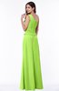 ColsBM Kamryn Bright Green Classic A-line One Shoulder Sleeveless Ruching Plus Size Bridesmaid Dresses