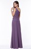ColsBM Kamryn Chinese Violet Classic A-line One Shoulder Sleeveless Ruching Plus Size Bridesmaid Dresses