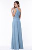 ColsBM Kamryn Dusty Blue Classic A-line One Shoulder Sleeveless Ruching Plus Size Bridesmaid Dresses