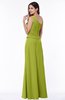 ColsBM Kamryn Green Oasis Classic A-line One Shoulder Sleeveless Ruching Plus Size Bridesmaid Dresses