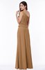 ColsBM Kamryn Light Brown Classic A-line One Shoulder Sleeveless Ruching Plus Size Bridesmaid Dresses