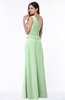 ColsBM Kamryn Light Green Classic A-line One Shoulder Sleeveless Ruching Plus Size Bridesmaid Dresses