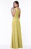 ColsBM Kamryn Misted Yellow Classic A-line One Shoulder Sleeveless Ruching Plus Size Bridesmaid Dresses