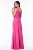 ColsBM Kamryn Rose Pink Classic A-line One Shoulder Sleeveless Ruching Plus Size Bridesmaid Dresses