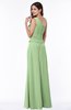 ColsBM Kamryn Sage Green Classic A-line One Shoulder Sleeveless Ruching Plus Size Bridesmaid Dresses