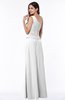 ColsBM Kamryn White Classic A-line One Shoulder Sleeveless Ruching Plus Size Bridesmaid Dresses