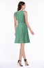 ColsBM Selena Beryl Green Classic A-line Jewel Sleeveless Sash Plus Size Bridesmaid Dresses