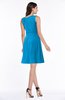 ColsBM Selena Cornflower Blue Classic A-line Jewel Sleeveless Sash Plus Size Bridesmaid Dresses