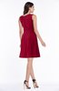 ColsBM Selena Dark Red Classic A-line Jewel Sleeveless Sash Plus Size Bridesmaid Dresses