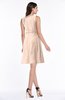 ColsBM Selena Peach Puree Classic A-line Jewel Sleeveless Sash Plus Size Bridesmaid Dresses