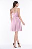 ColsBM Brynn Baby Pink Simple A-line Jewel Half Backless Beaded Bridesmaid Dresses