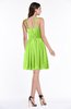 ColsBM Brynn Bright Green Simple A-line Jewel Half Backless Beaded Bridesmaid Dresses