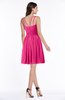 ColsBM Brynn Fandango Pink Simple A-line Jewel Half Backless Beaded Bridesmaid Dresses