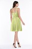 ColsBM Brynn Lime Green Simple A-line Jewel Half Backless Beaded Bridesmaid Dresses