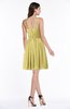 ColsBM Brynn Misted Yellow Simple A-line Jewel Half Backless Beaded Bridesmaid Dresses